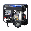 2KW DG6000EW 186FA 204 y 140 mm 100% Generador de soldador diesel de cobre para negocios para negocios